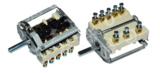 přepínač E.G.O. 49.27215.746, 0 - 6 poloh, 16A, 250V, max. 150°C